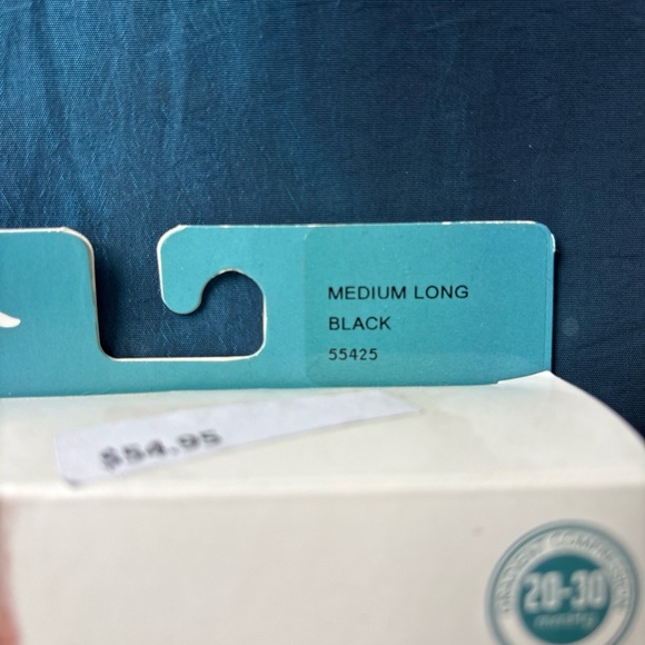 Ease Black Dress Socks for Men 20-30 mmHg size medium long NEW - Picture 2 of 7